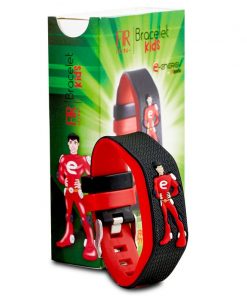 Pulsera FIR Ion Energy Boy Negro-Roja